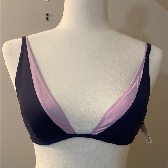 L*Space Finneas bikini top in purple / grey size small NWOT - Picture 1 of 5